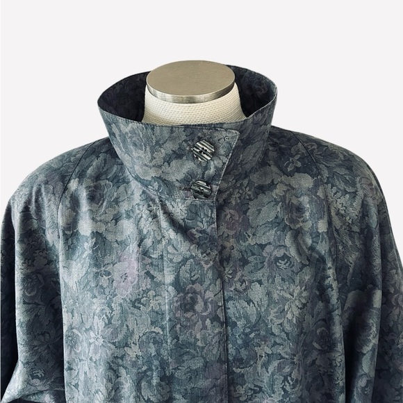 Vintage London Fog Trench Lined Long Coat Size 16 Regular - Picture 6 of 10